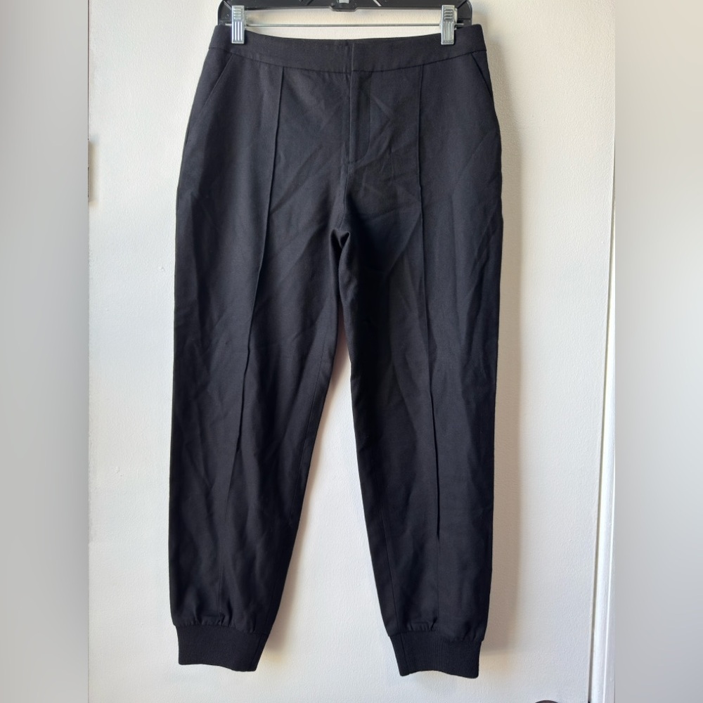 Club Monaco Women’s Black Wool Loose Joggers Pants